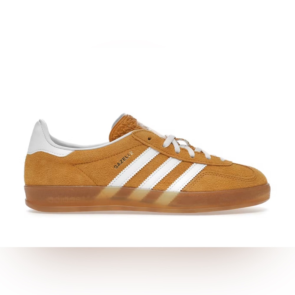 adidas Gazelle Indoor - Orange Peel White (Women's)